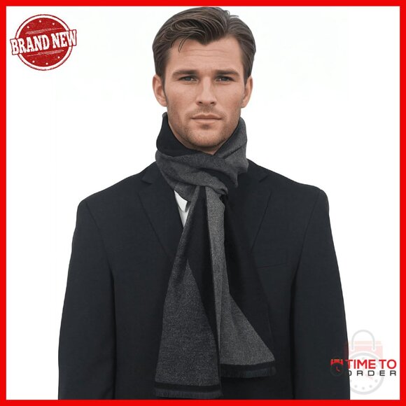 Premium Winter Scarf for Men - Ultra Warm Soft Durable Pashmina